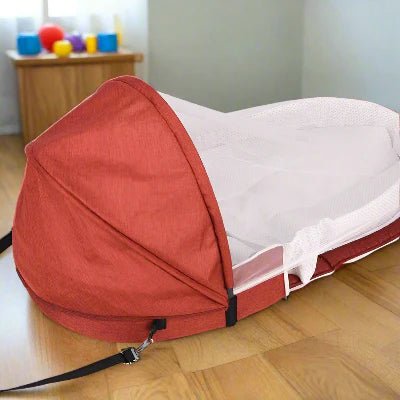 Berceau de Voyage - BabyNest™ - Rouge - Bebevadehors