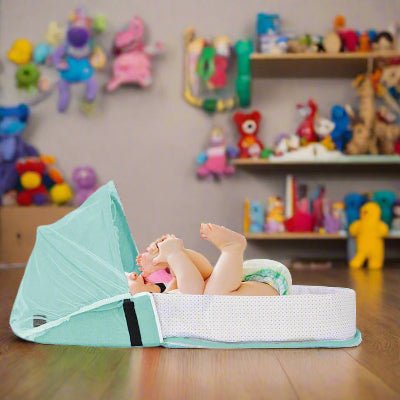 Berceau de Voyage - BabyNest™ - Vert - Bebevadehors