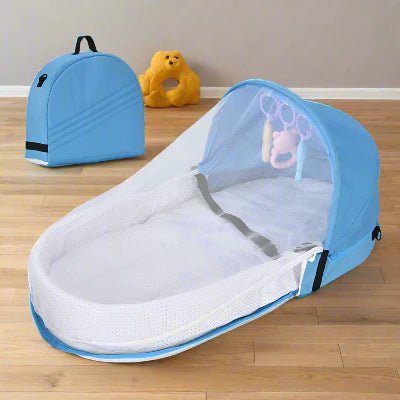 Berceau de Voyage - BabyNest™ - Bleu - Bebevadehors