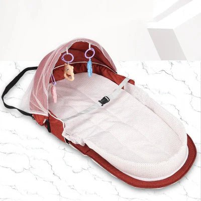 Berceau de Voyage - BabyNest™ - Rouge - Bebevadehors