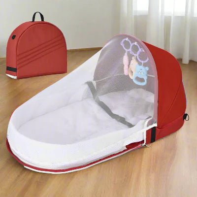 Berceau de Voyage - BabyNest™ - Rouge - Bebevadehors