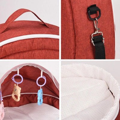 Berceau de Voyage - BabyNest™ - Rouge - Bebevadehors