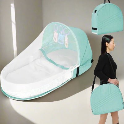 Berceau de Voyage - BabyNest™ - Vert - Bebevadehors