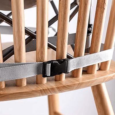 Chaise Pliante - BabyBoosterSeat™ - Gris - Bebevadehors
