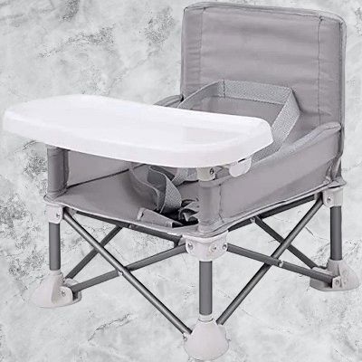 Chaise Pliante - BabyBoosterSeat™ - Gris - Bebevadehors