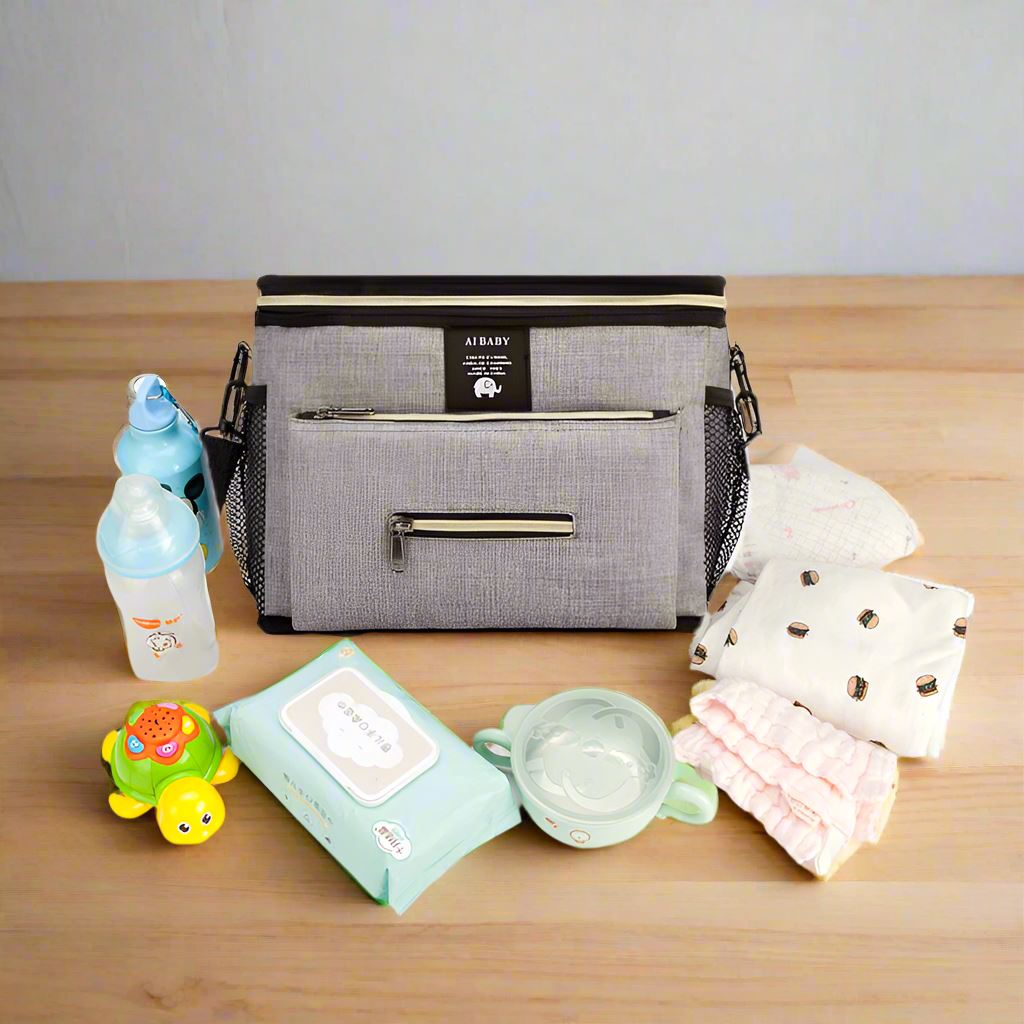 Sac à Langer - BabyTravel™ - Gris - Bebevadehors